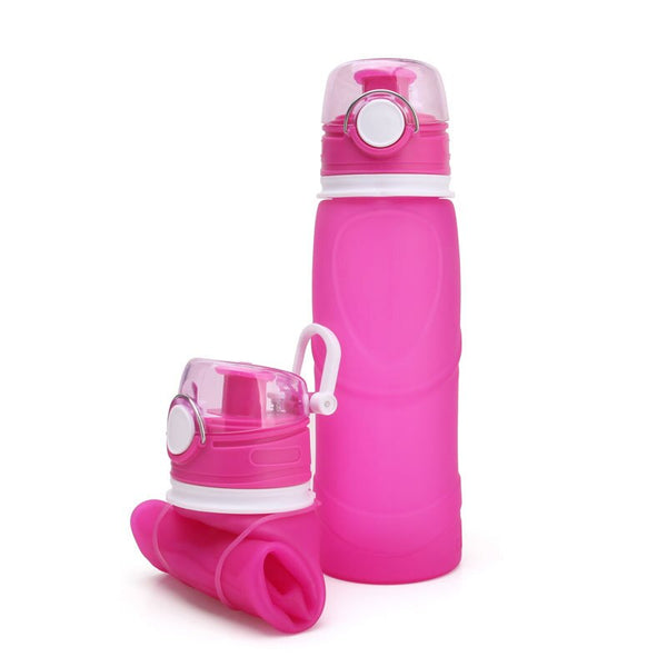 Eco-friendly Foldable Silicone Water Bottle