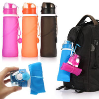 Eco-friendly Foldable Silicone Water Bottle