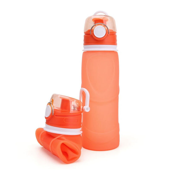 Eco-friendly Foldable Silicone Water Bottle