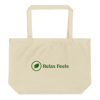 Relax Feels™️ Large Organic Tote Bag